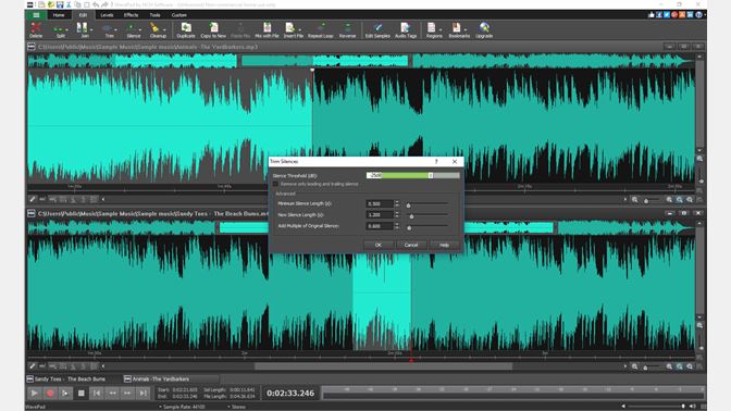 wavepad sound editor freeware download