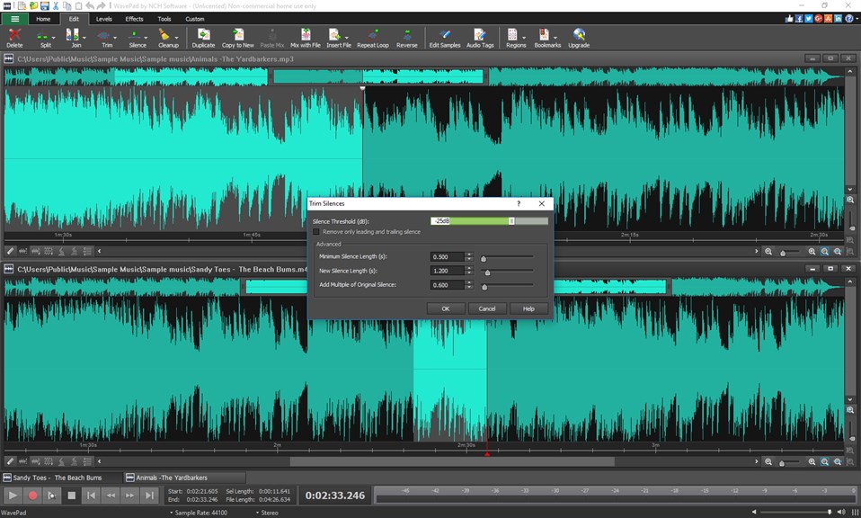 WavePad Audio Editor Software_2