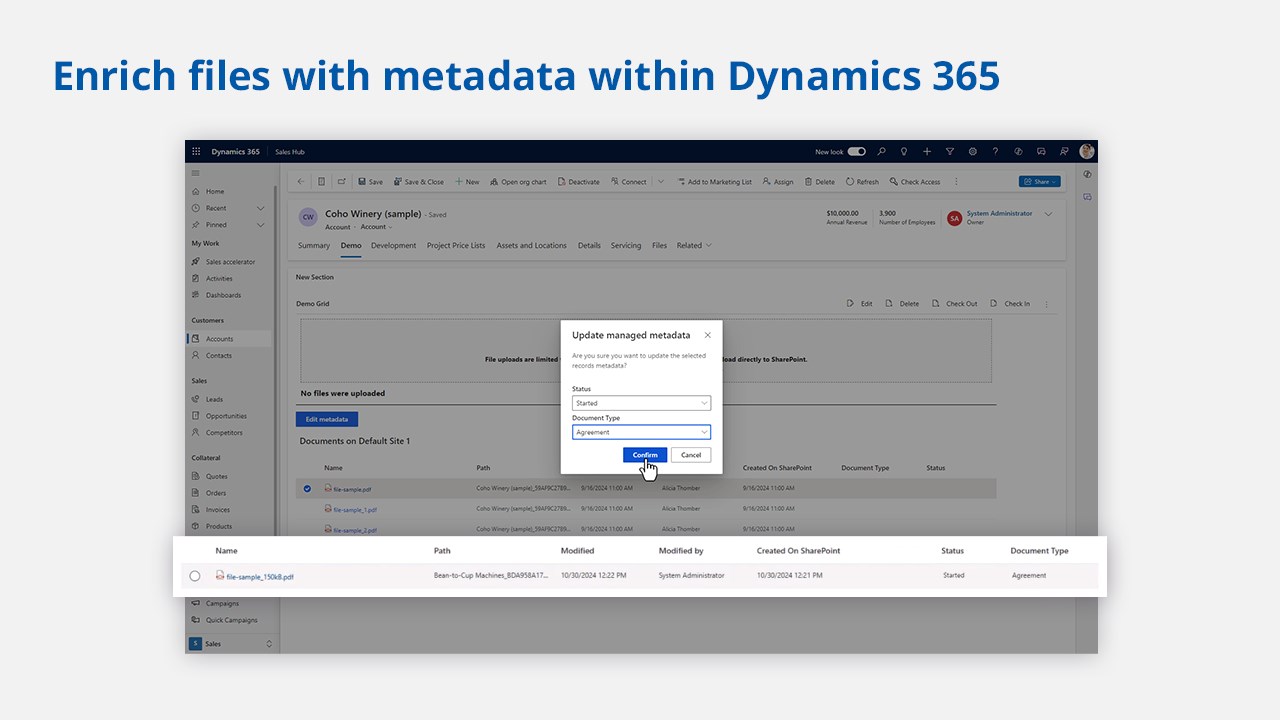Snapshot 3 of Drag & Drop and Metadata for Dynamics 365 CE