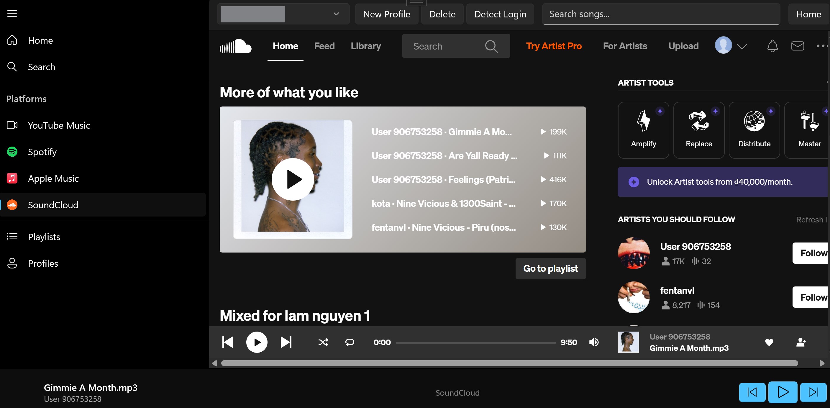 YourMusic - ad-free player for YT music screenshot