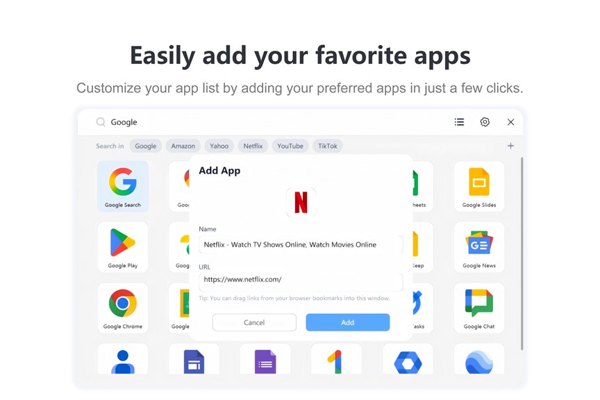 G App Launcher - For (Google) Service_5