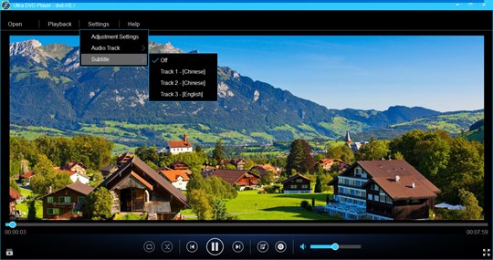 Ultra DVD Player for Free - also Plays Media, Video, Audio Files screenshot