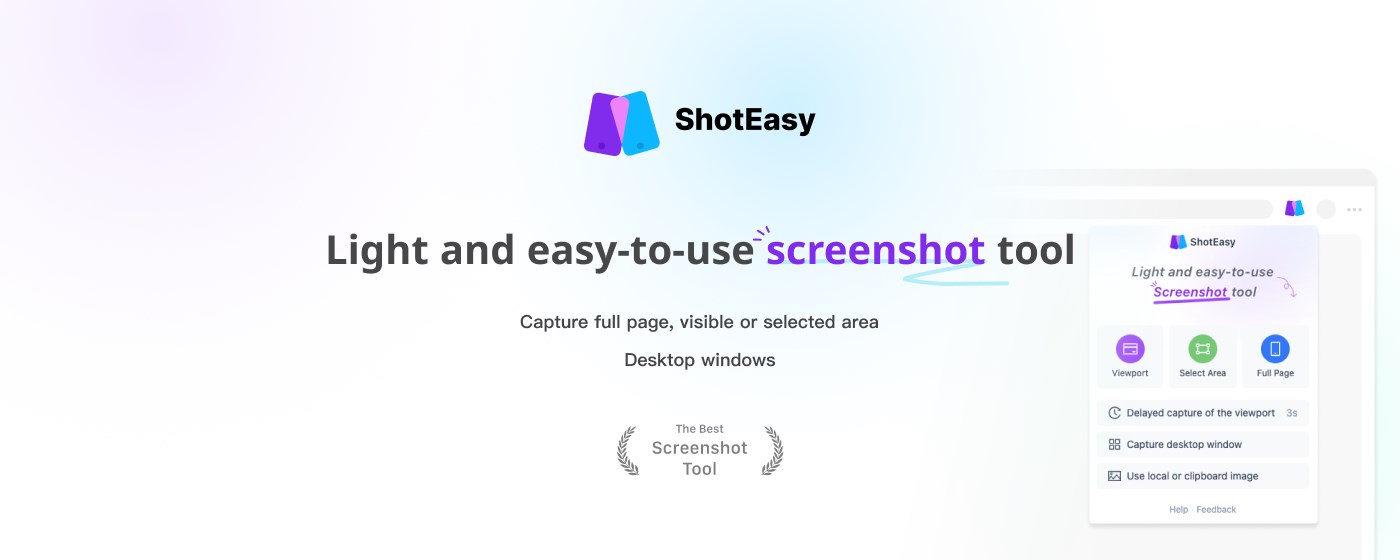 ShotEasy - Easy Screenshot & Editing Tool