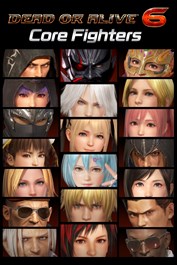 مجموعة مكونة من 20 شخصية في DEAD OR ALIVE 6: Core Fighters