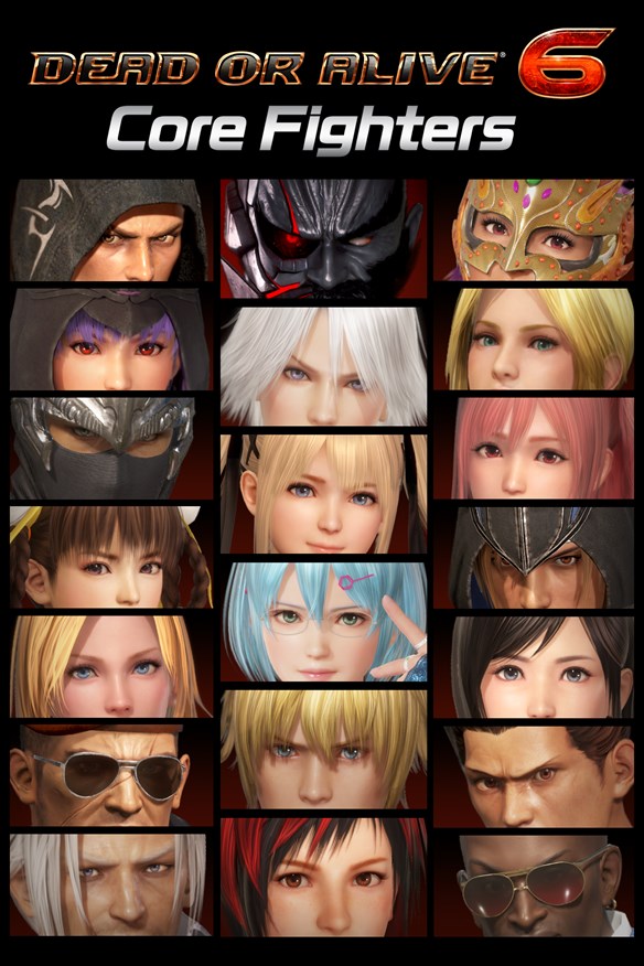DEAD OR ALIVE 6: Core Fighters 20 Character Set Xbox Series X|S and Xbox One cover art