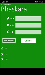 Calcule Bhaskara screenshot 1