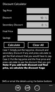 DiscountCalculator screenshot 2