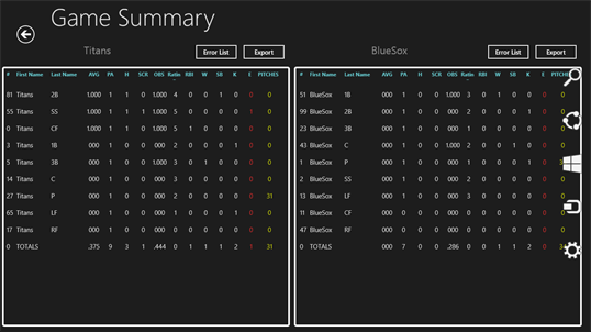 METRO - Baseball Scorebook screenshot 6