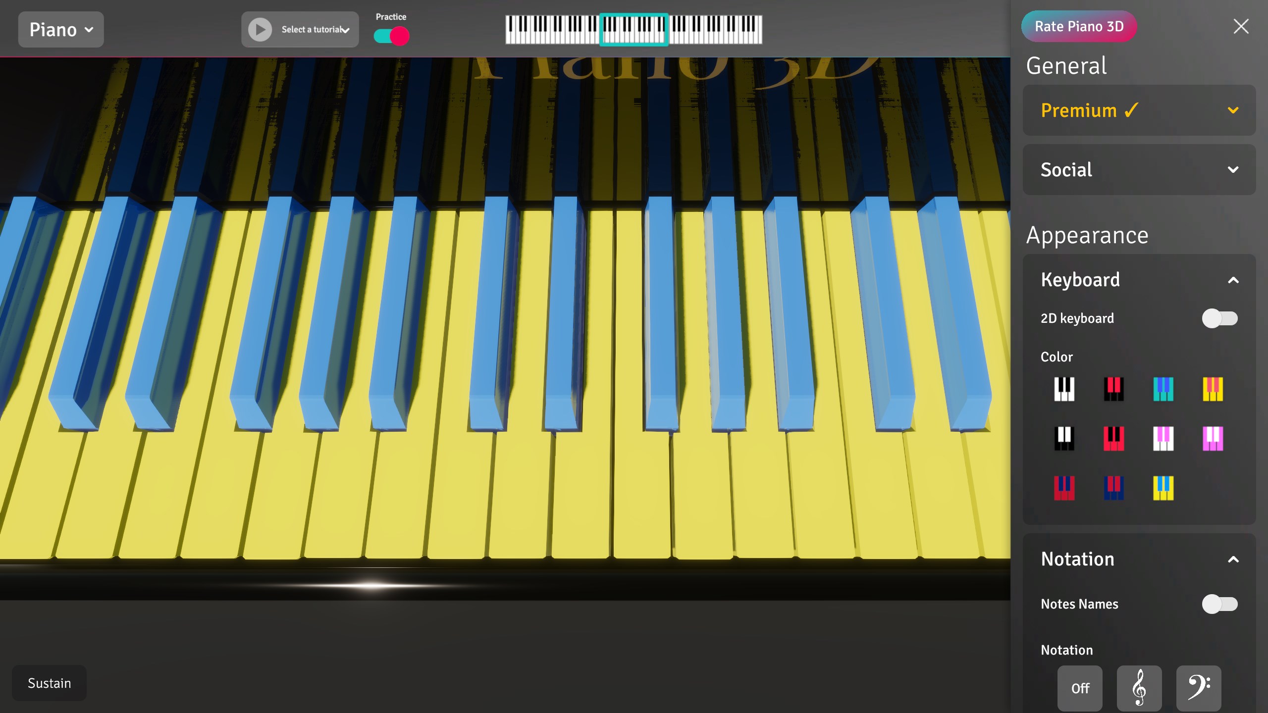 Piano 3D screenshot