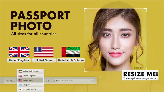 free passport photo tool