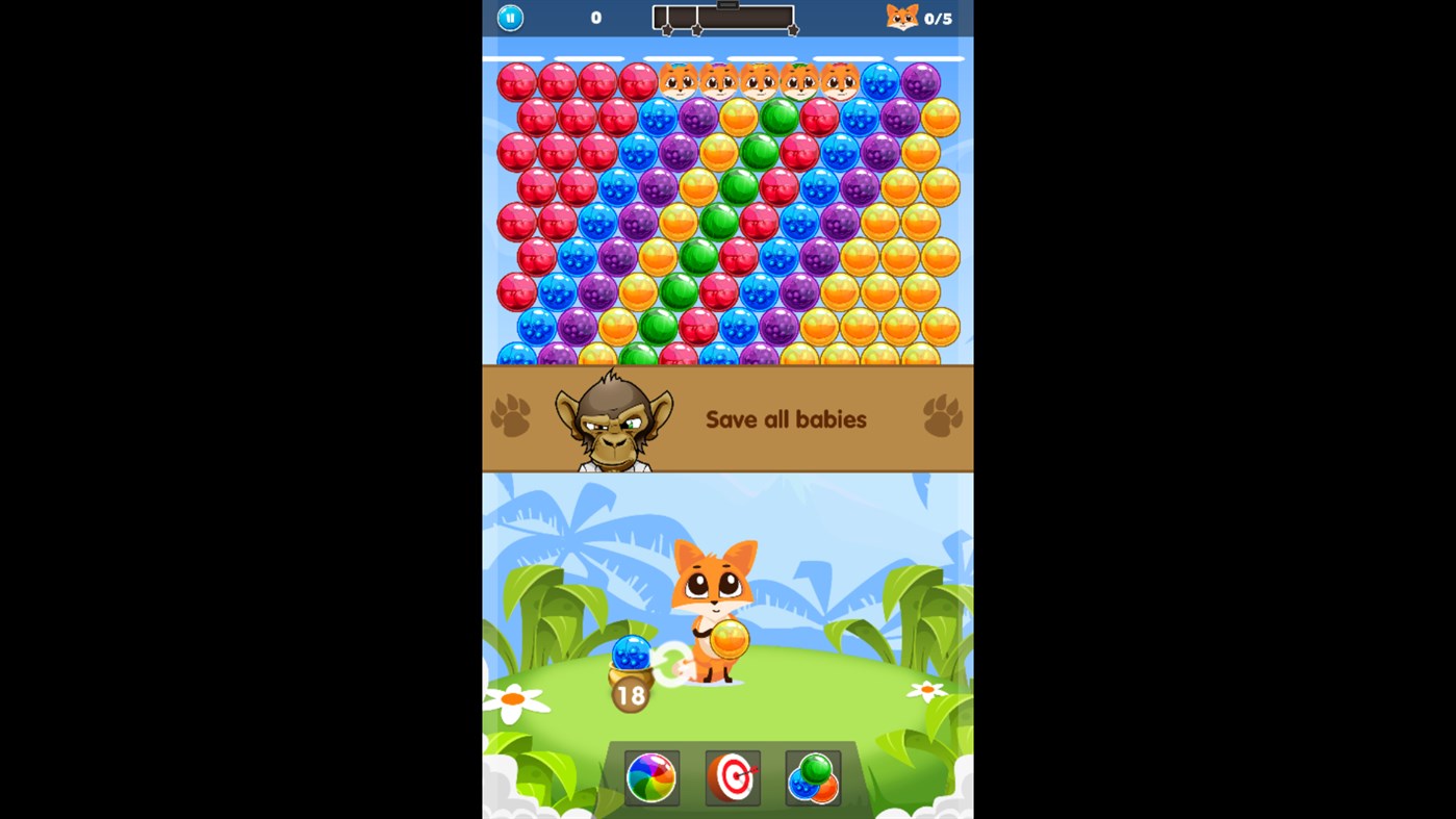 #2. Fox Rescue Saga: The Bubble Quest (Windows) Bởi: Astatine