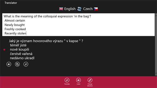 Czech - English screenshot 3