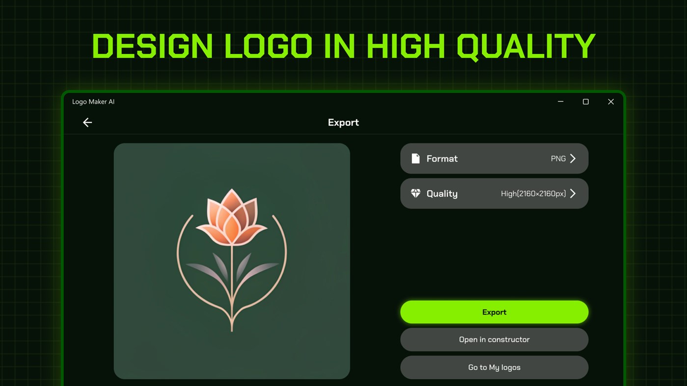 #3. Logo Maker AI - Brand Identity & Banner Maker (Windows) Ved: Klingen APP Entwicklung GmbH