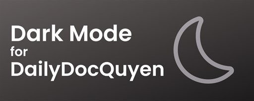 Dark Mode for DailyDocQuyen marquee promo image