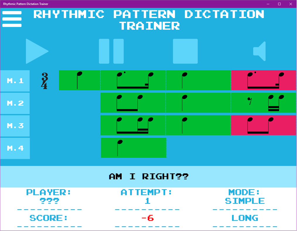 #4. Rhythmic Pattern Dictation Trainer (Windows) 게시자: Brian Edward Jarvis