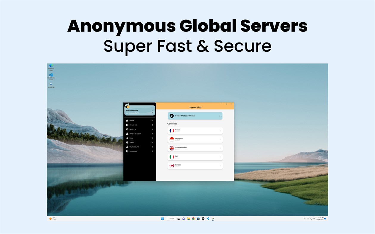 #3. BNE Guard VPN by BNESIM (Windows) By: BNESIM