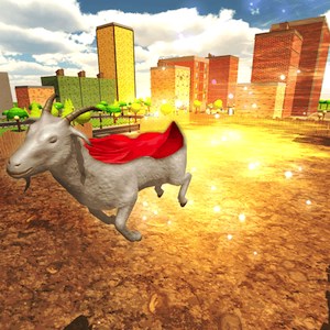 Can You Play Goat Simulator Online On Xbox Get Crazy Flying Goat Simulator 3d Microsoft Store