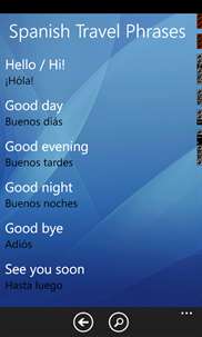 Spanish Travel Phrases screenshot 5
