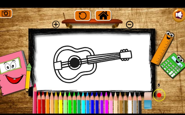 Bts Music Instrument Coloring Book Game