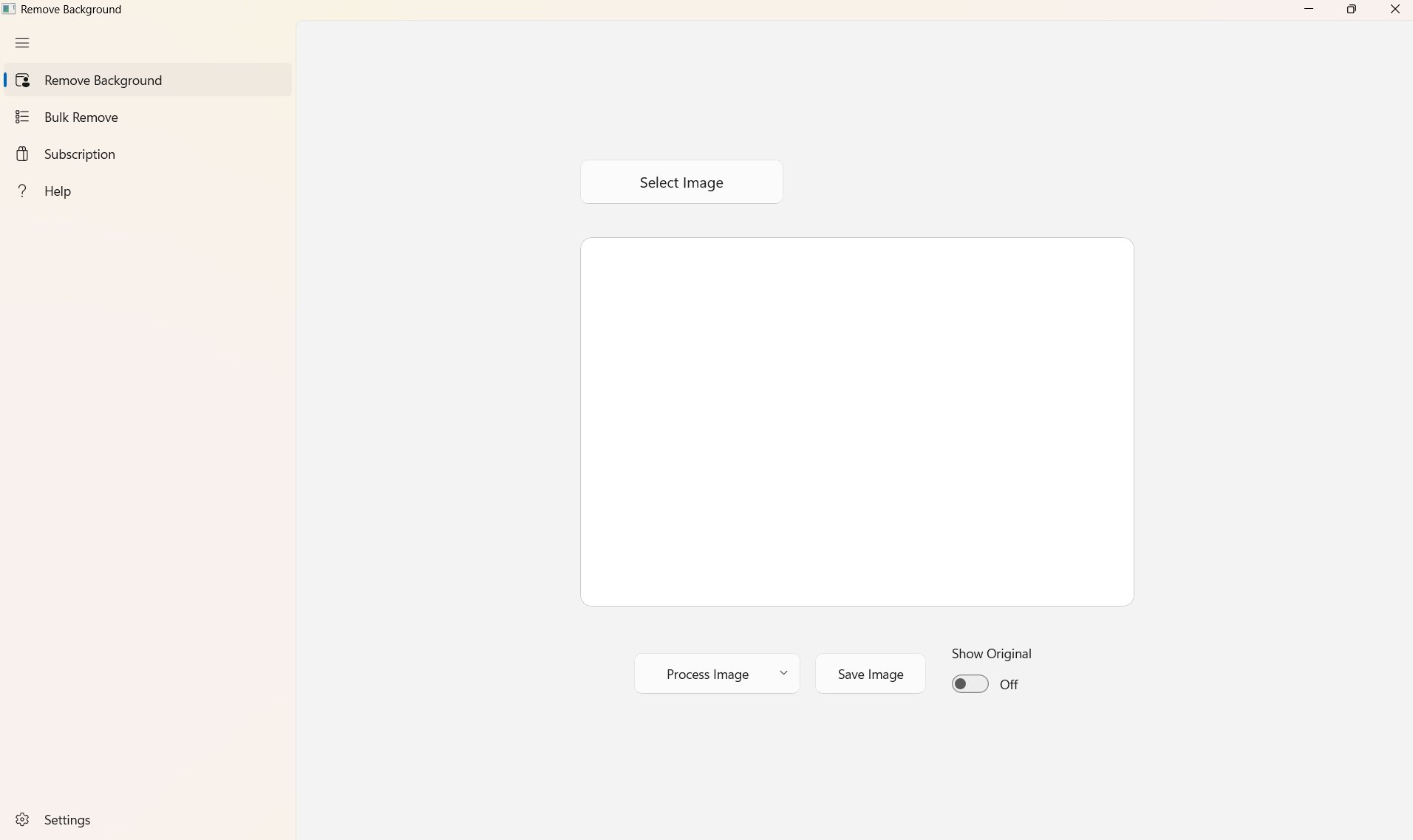 Remove Background screenshot