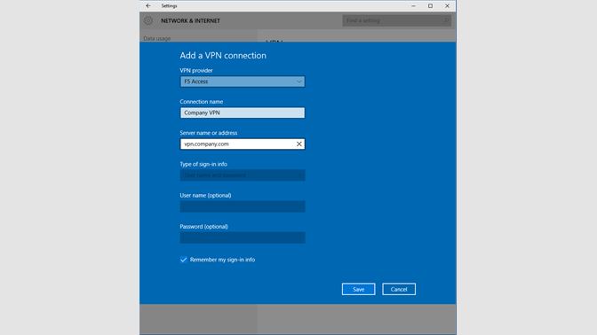 how to use f5 vpn client windows 10