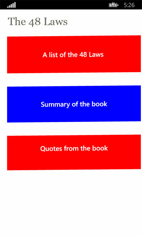 The 48 Laws of Power Screenshots 1