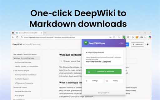 DeepWiki Clipper