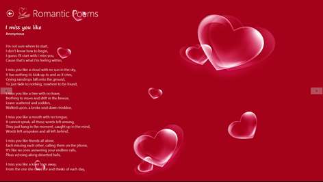 Romantic Poems Screenshots 1