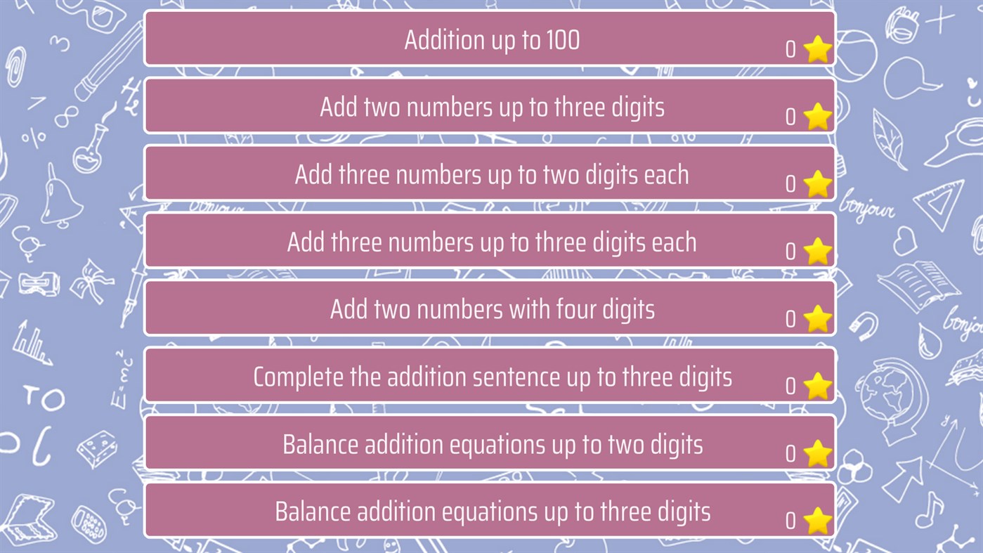 #1. Third grade Math - Addition (Windows) By: Sergey Malugin