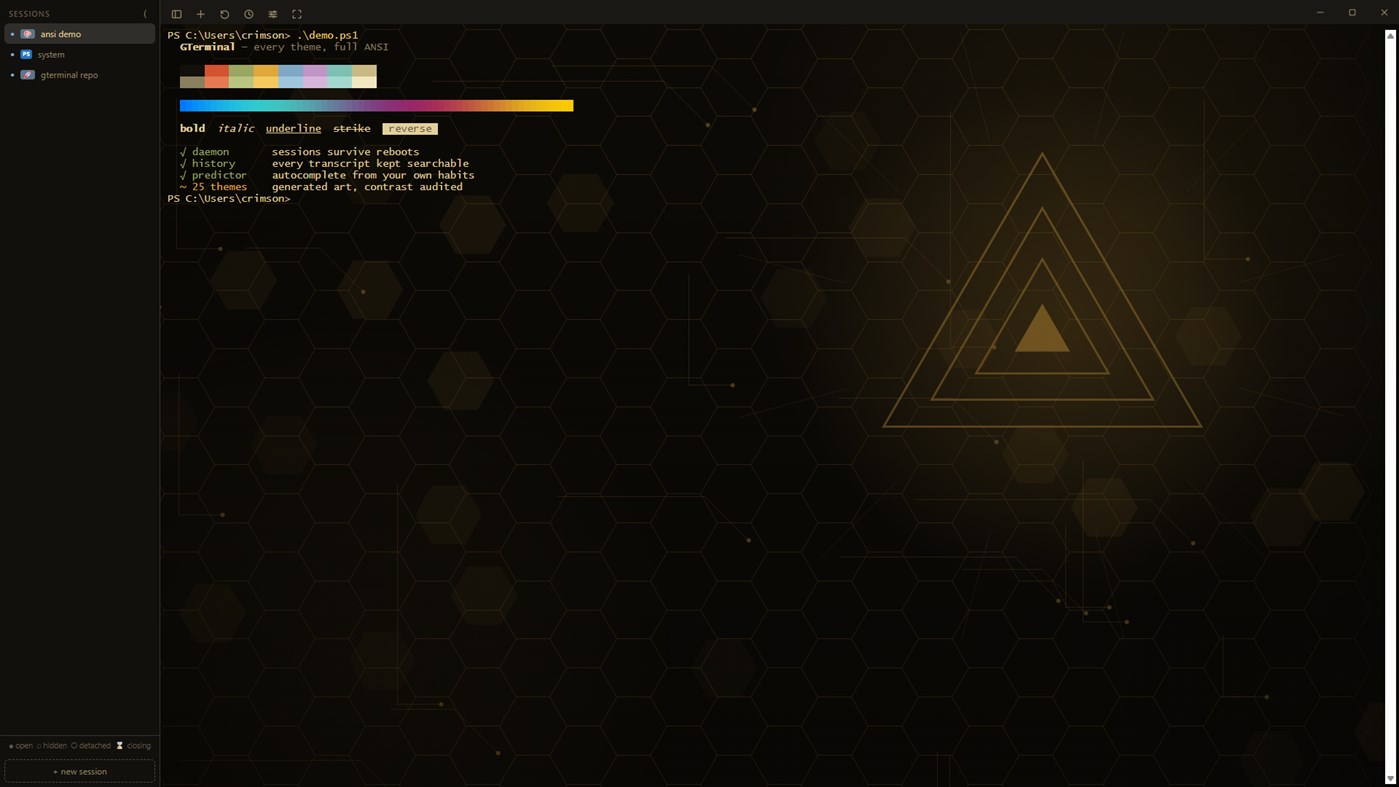 #2. GTerminal (Windows) Ved: Gus Catalano