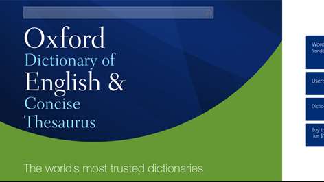 Oxford Dictionary of English and Thesaurus Screenshots 1
