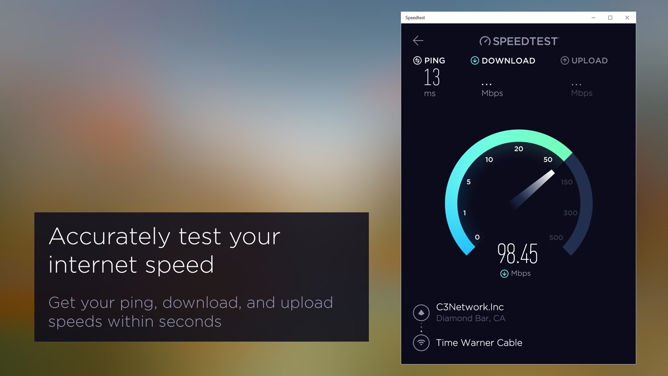 Speedtest by Ookla Screenshot