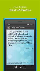 Daily Bible Psalm Verses screenshot 1
