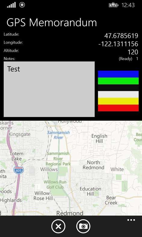 GPS Memorandum Screenshots 1