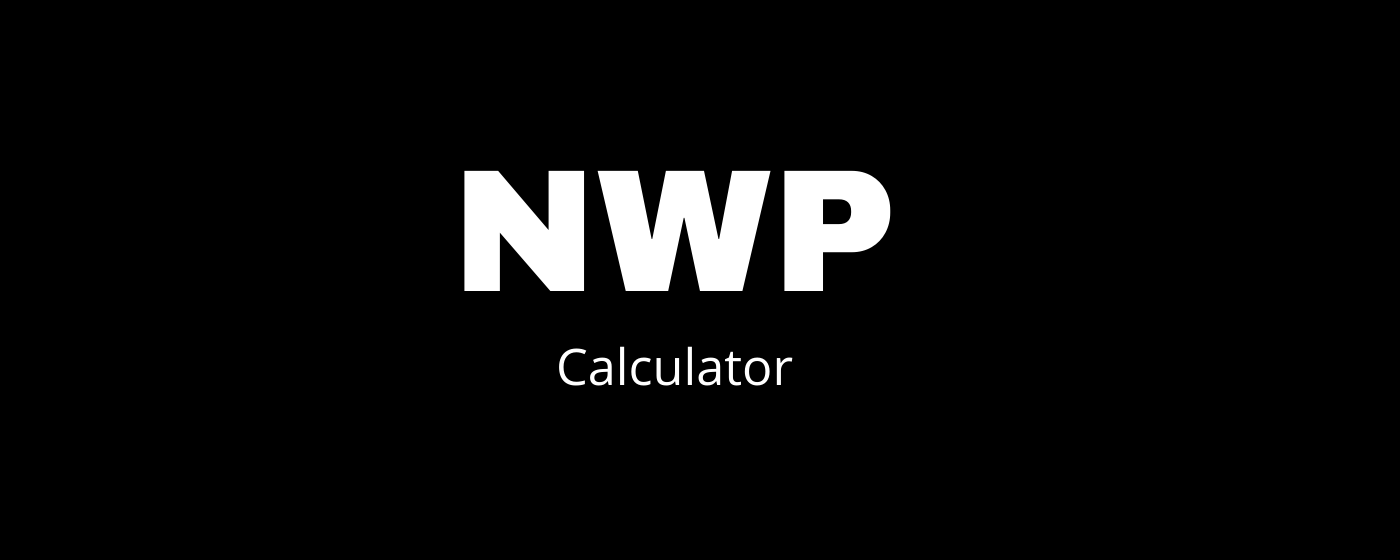 NWP Calculator marquee promo image