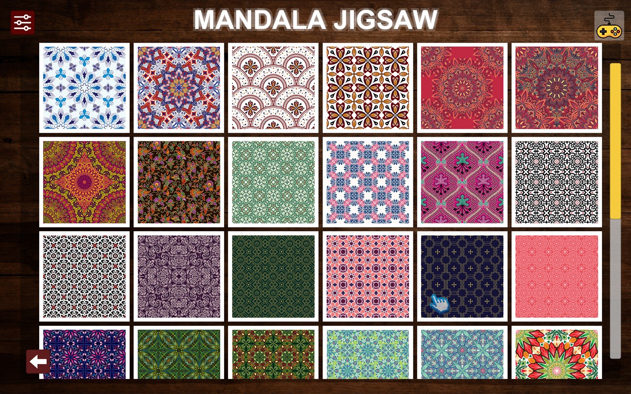 #6. MANDALA Jigsaw Puzzles - AntiStress & Relaxing Game (Xbox) By: NovaSoftwares