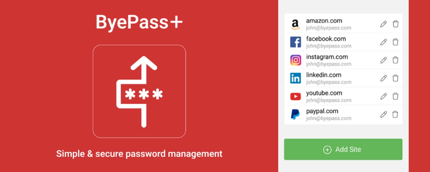 ByePass+: Password Manager from iolo