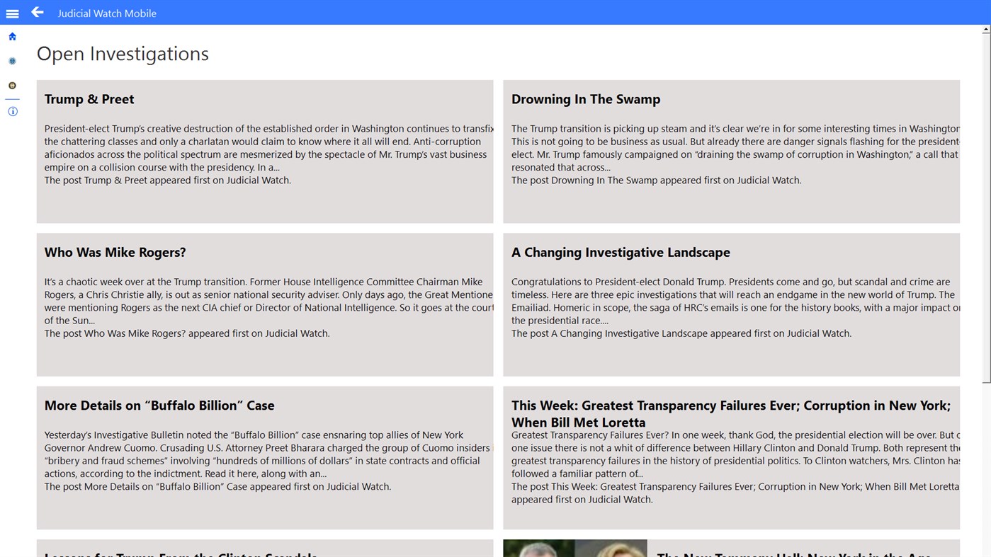 #6. Judicial Watch on Windows 10 (Windows) By: ADSNELLC Development