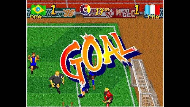 ACA NEOGEO PLEASURE GOAL： 5 ON 5 MINI SOCCER screenshot 2