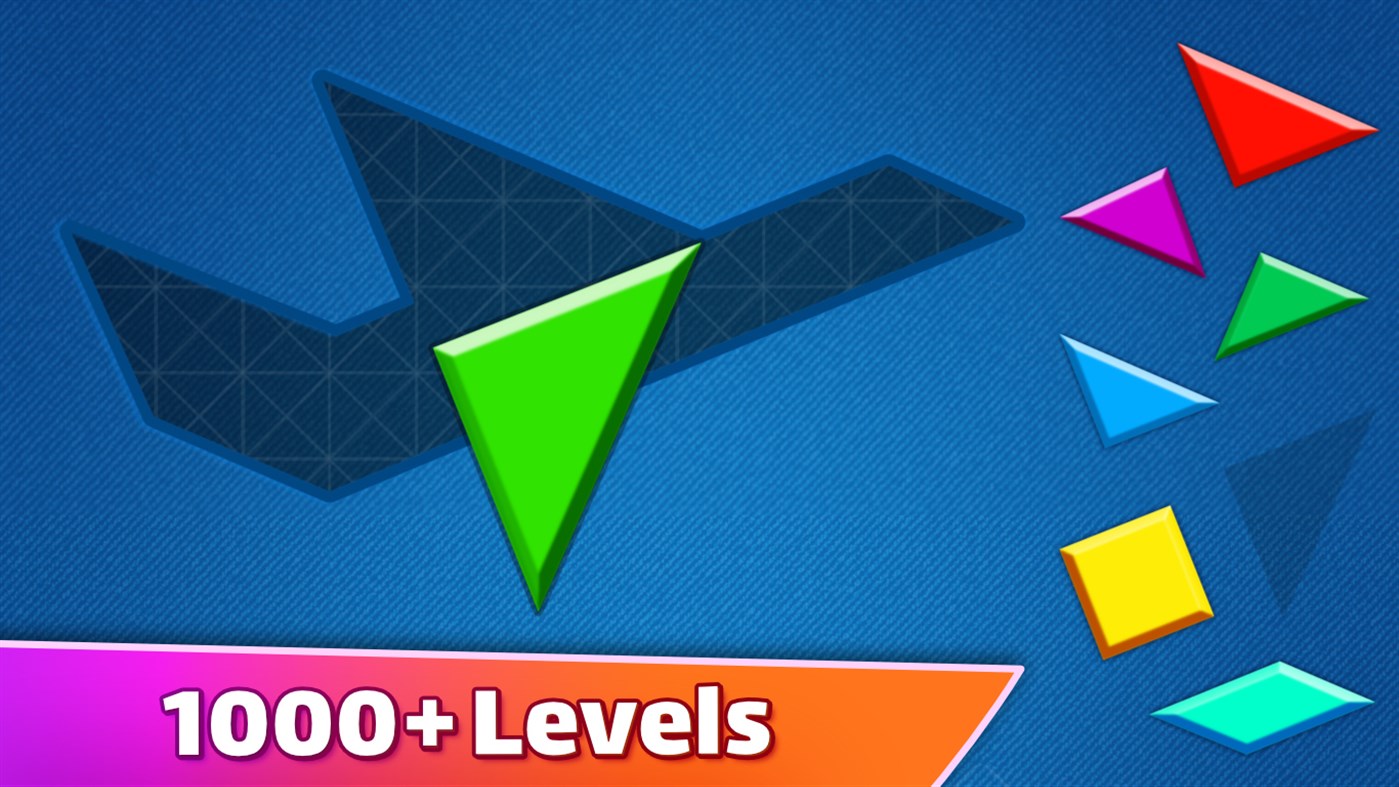 #5. Tangram Puzzle: Polygrams Game (Windows) De: RV AppStudios