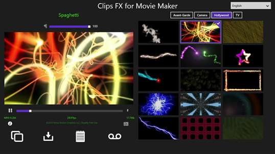 Clips FX for Movie Maker screenshot 2