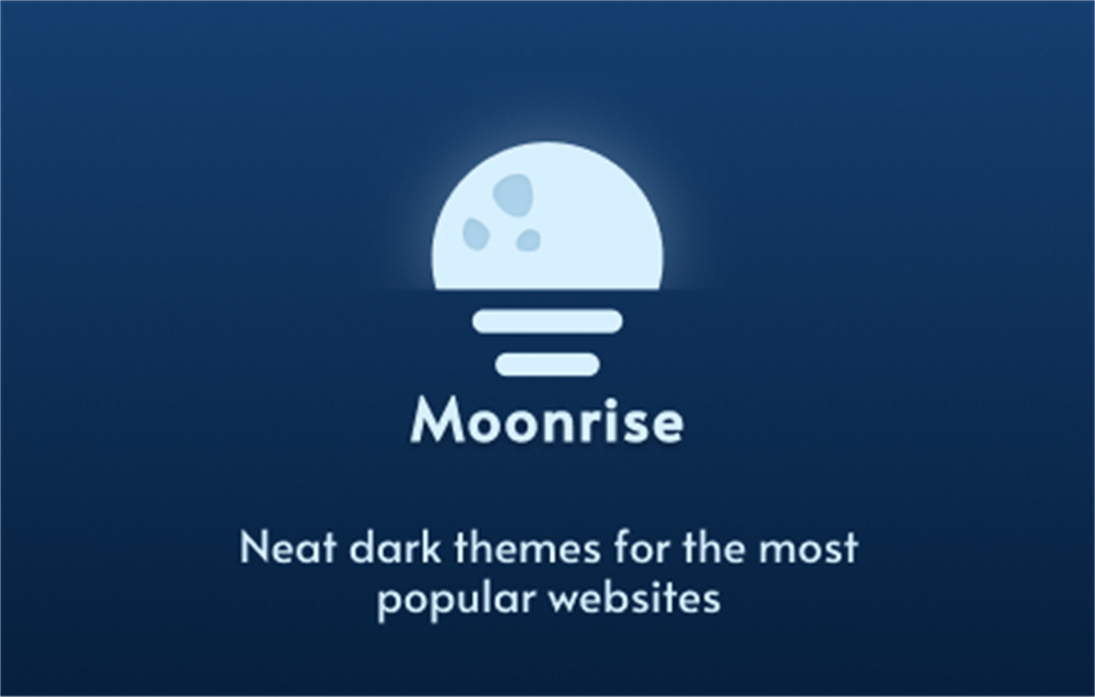 Moonrise Dark Theme