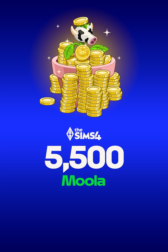 The Sims 4 - 5500 Moola Xbox Series X|S and Xbox One cover art