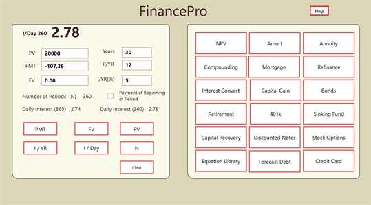 FinancePro screenshot 1