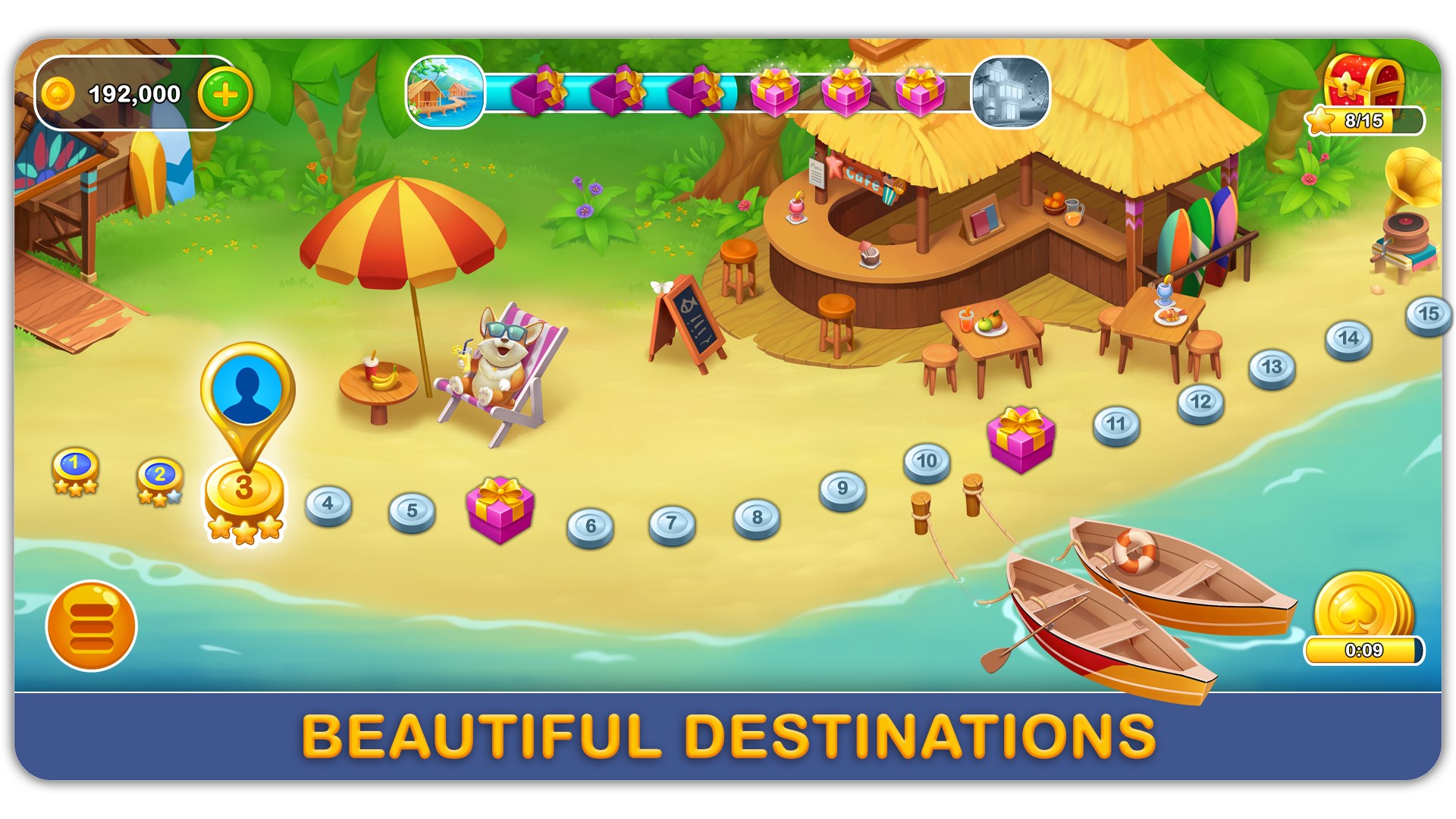 Captura de Pantalla 3 Seaside Solitaire Free Card Games Collection windows