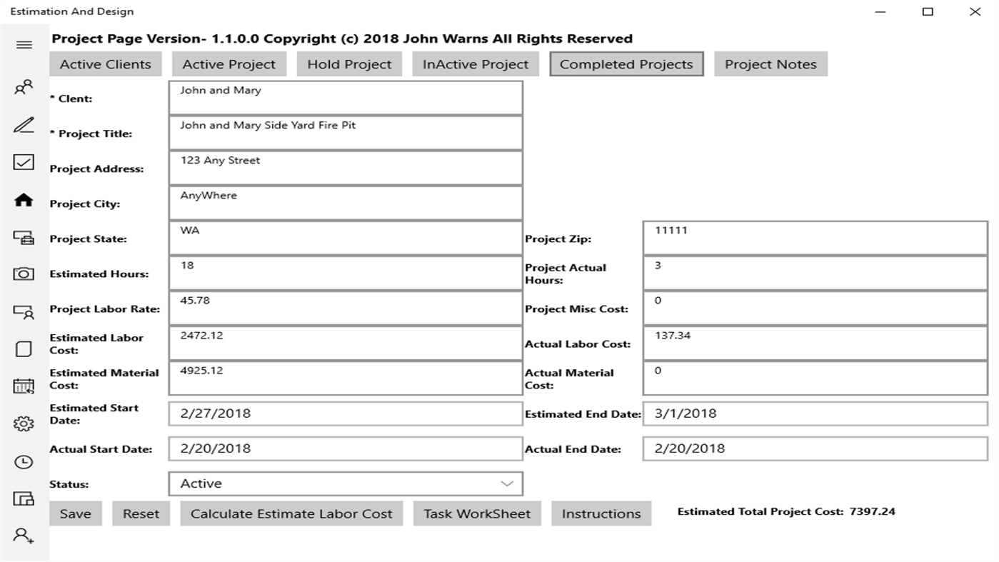 #6. Estimation And Design (Windows) بواسطة: John W. Warns