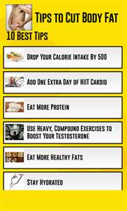 Tips to Cut Body Fat screenshot 2