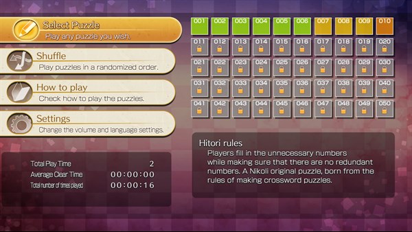Puzzle by Nikoli W Hitori — 5