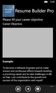 ResumeBuilder screenshot 3