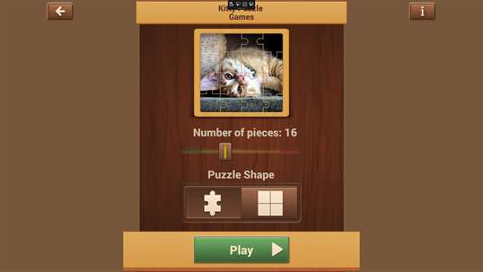 Kitty Puzzle Games screenshot 2